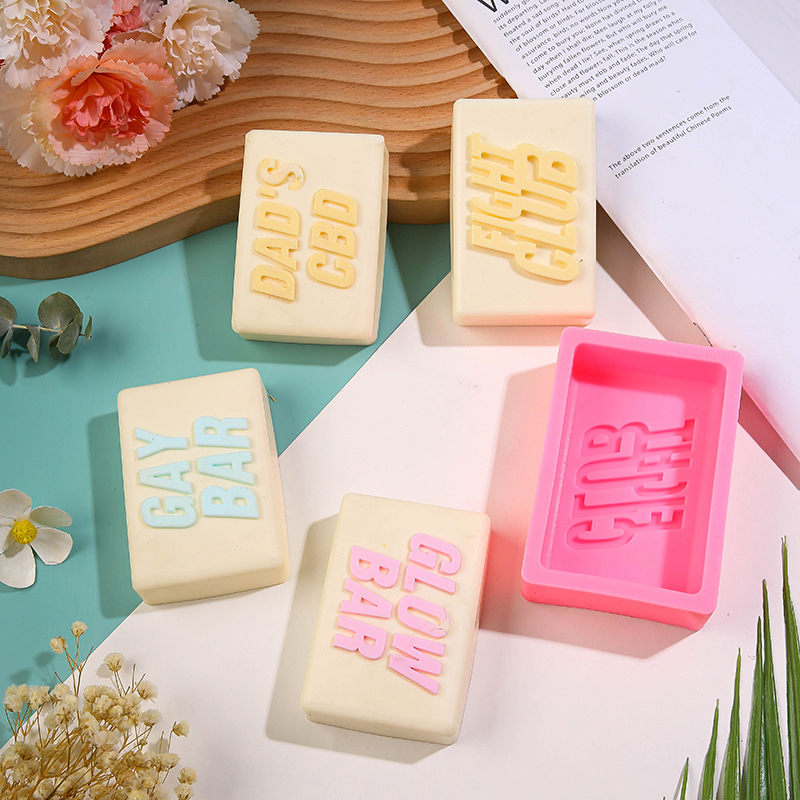 Soap Making Fight Club - Melawan klub huruf cetakan silikon sabun
