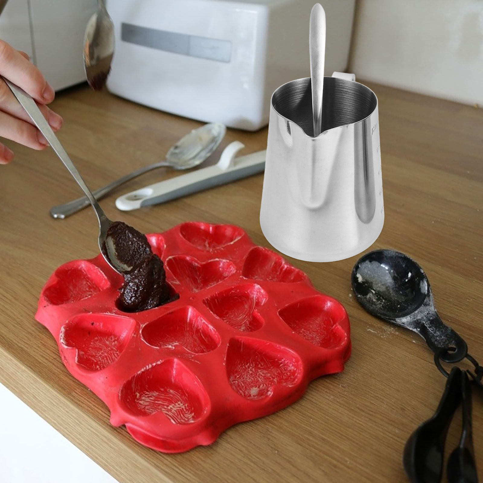 Quick Soap Making - 1Set Set Panci Pemanas Lilin Stainless