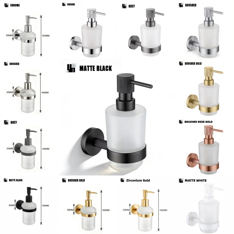 Oxide Pigment Soap - Dispenser Sabun Botol Kaca dengan Pegangan
