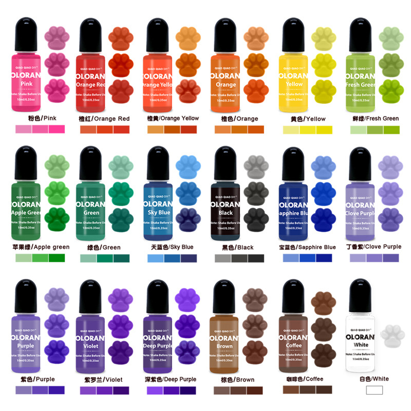 Soap Making Liquid - 20 warna lilin pewarna lilin lilin
