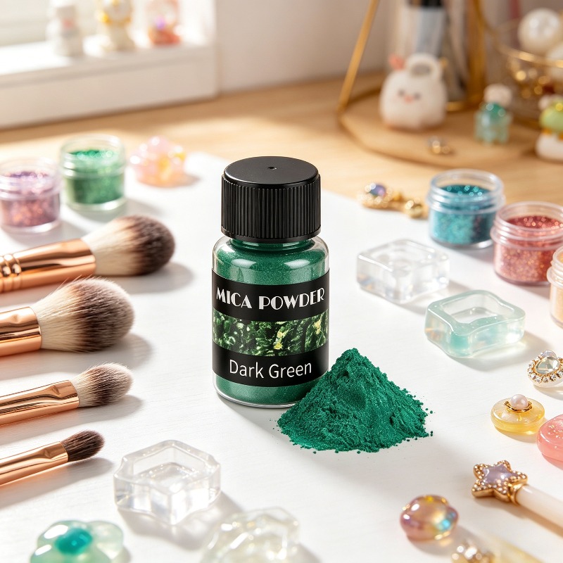 Oxide Pigment Soap - Pembuatan Perhiasan - Bubuk Mika Hijau