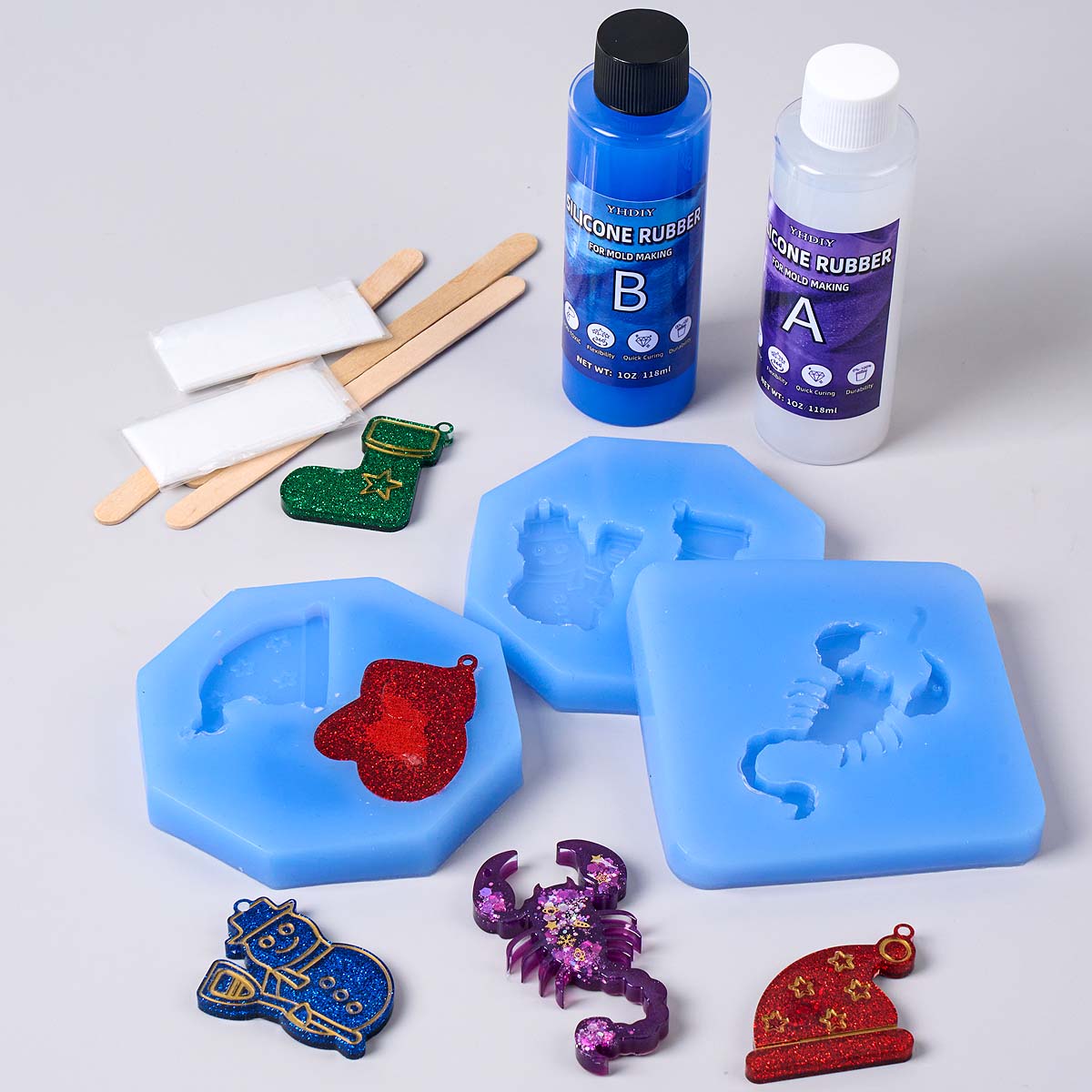 Kit Pembuatan Cetakan Silikon  - Soap Making Liquid ulasan dan harga