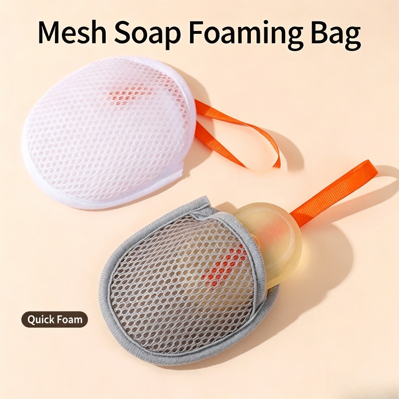 Kantong Jaring Busa Sabun Dua  - Quick Soap Making ulasan dan harga