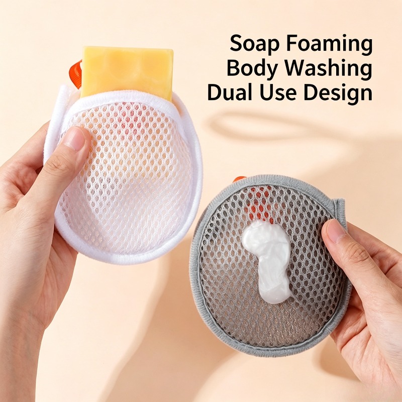 Kantong Jaring Busa Sabun Dua  - Quick Soap Making ulasan dan harga
