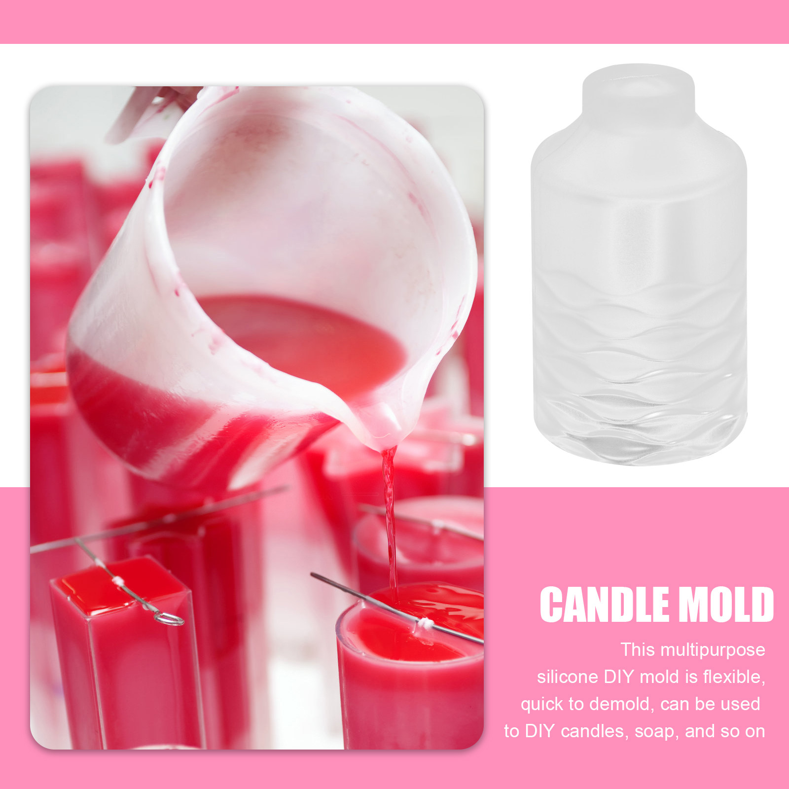 Cetakan Silikon DIY Desain Sil - Quick Soap Making ulasan dan harga