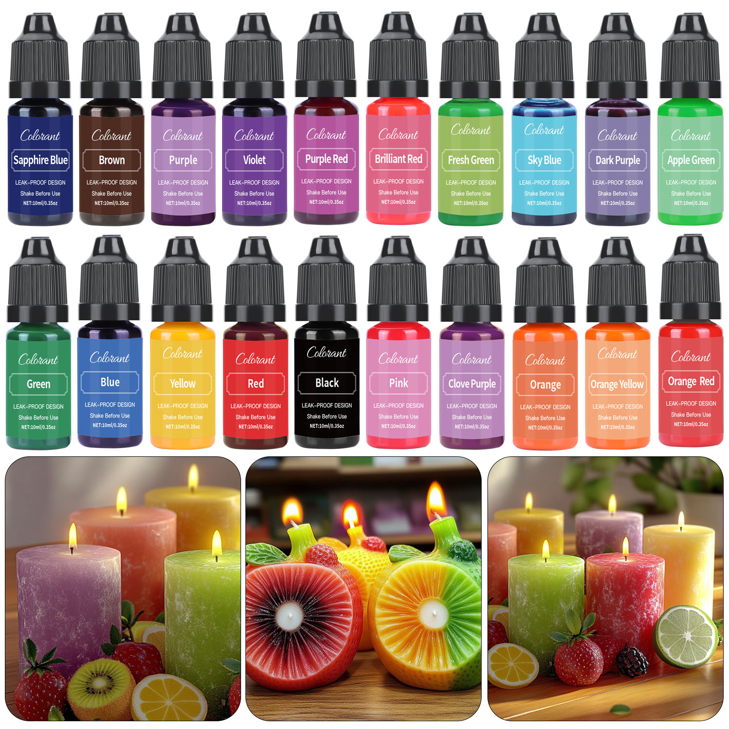 Pewarna lilin cair untuk lilin - Soap Making Liquid ulasan dan harga
