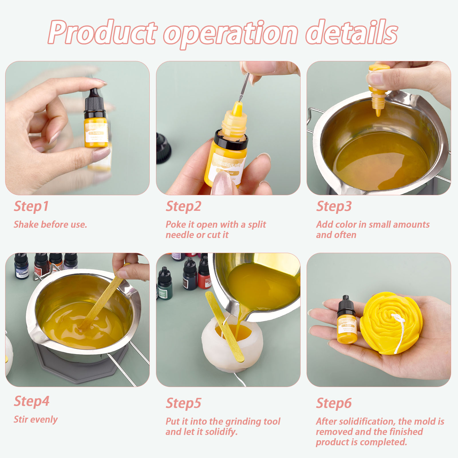 5ml/botol pigmen lilin lilin p - Soap Making Liquid ulasan dan harga